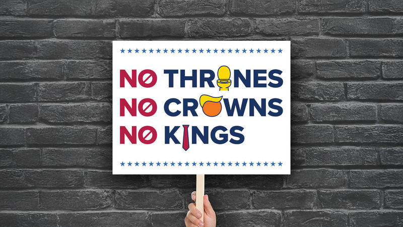 Horizontal Protest Signs