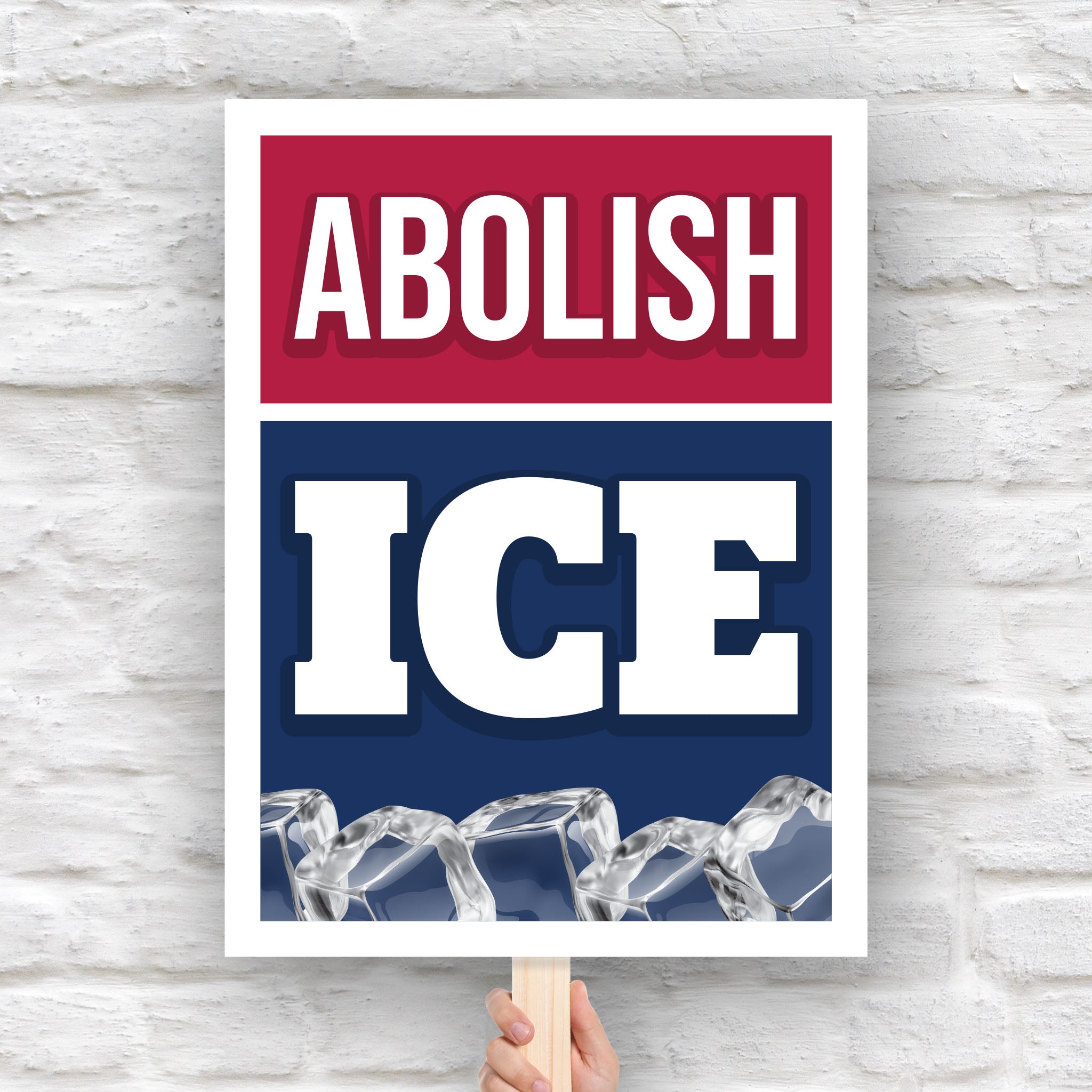 Abolish ICE protest sign
