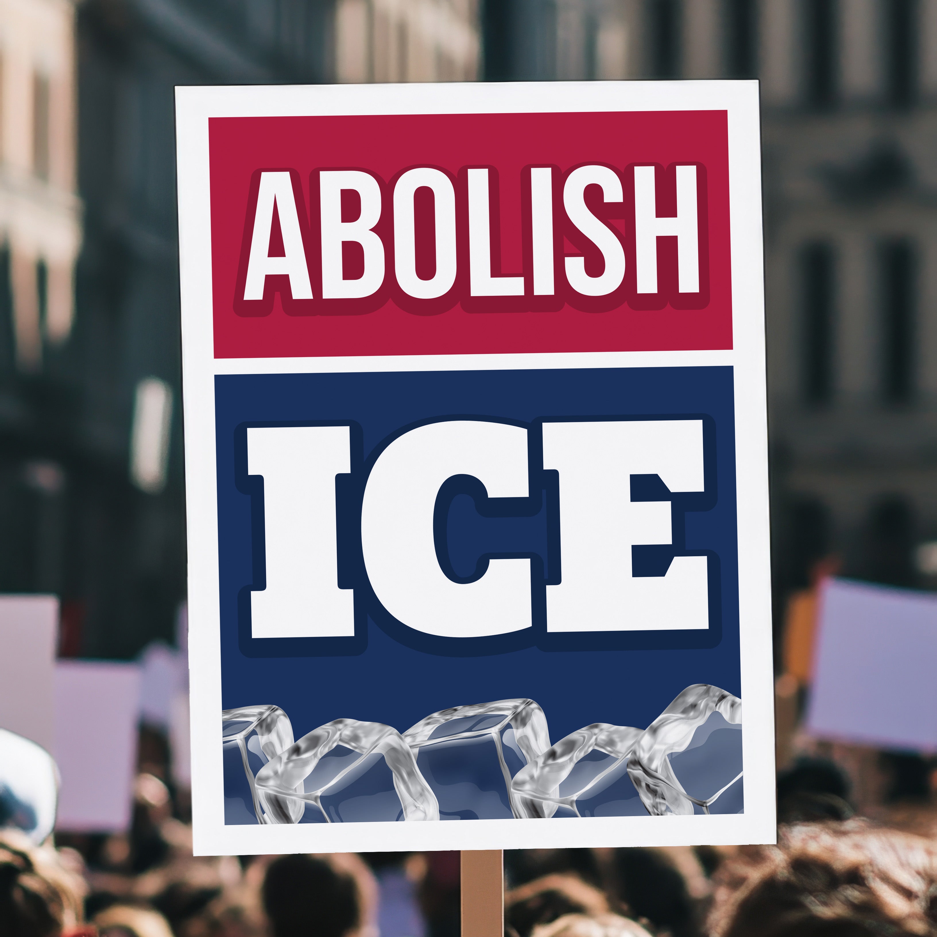Abolish ICE protest sign