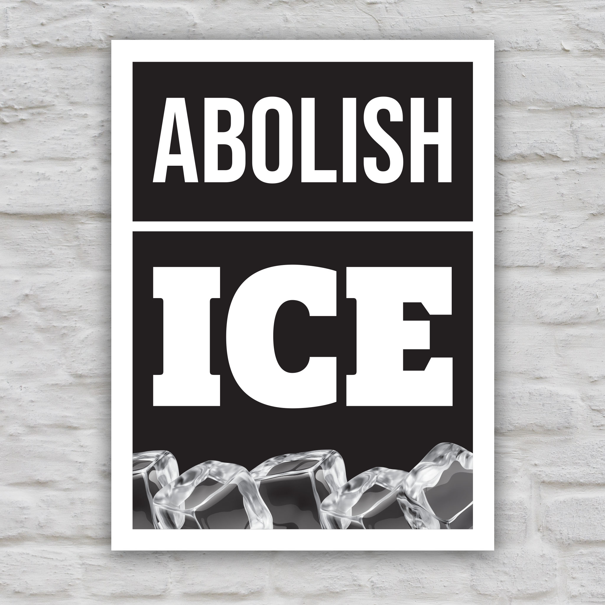 Abolish ICE protest sign