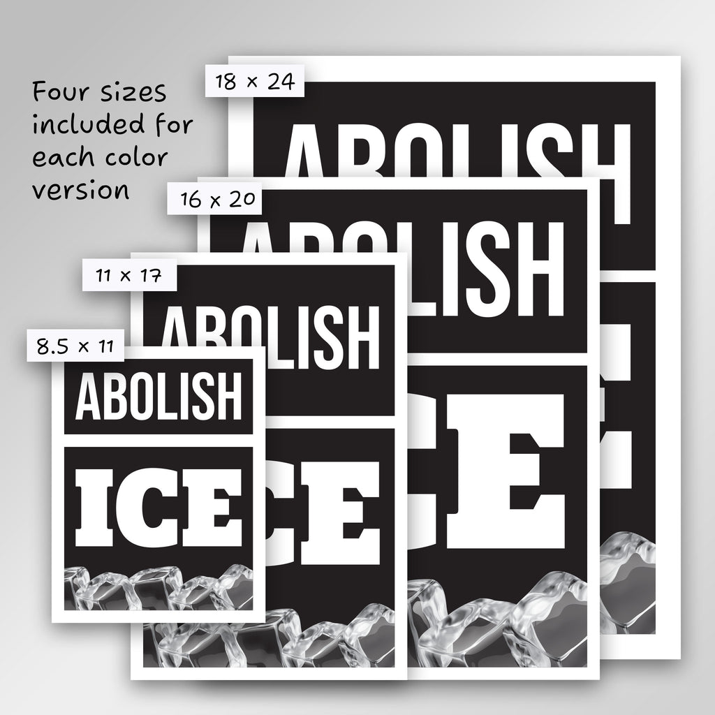 Abolish ICE protest sign