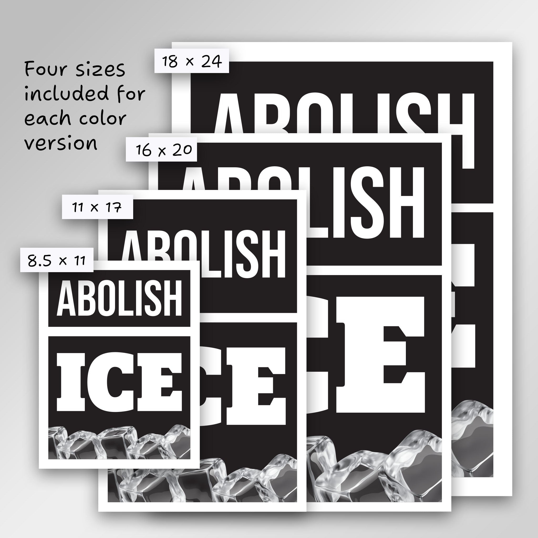 Abolish ICE protest sign
