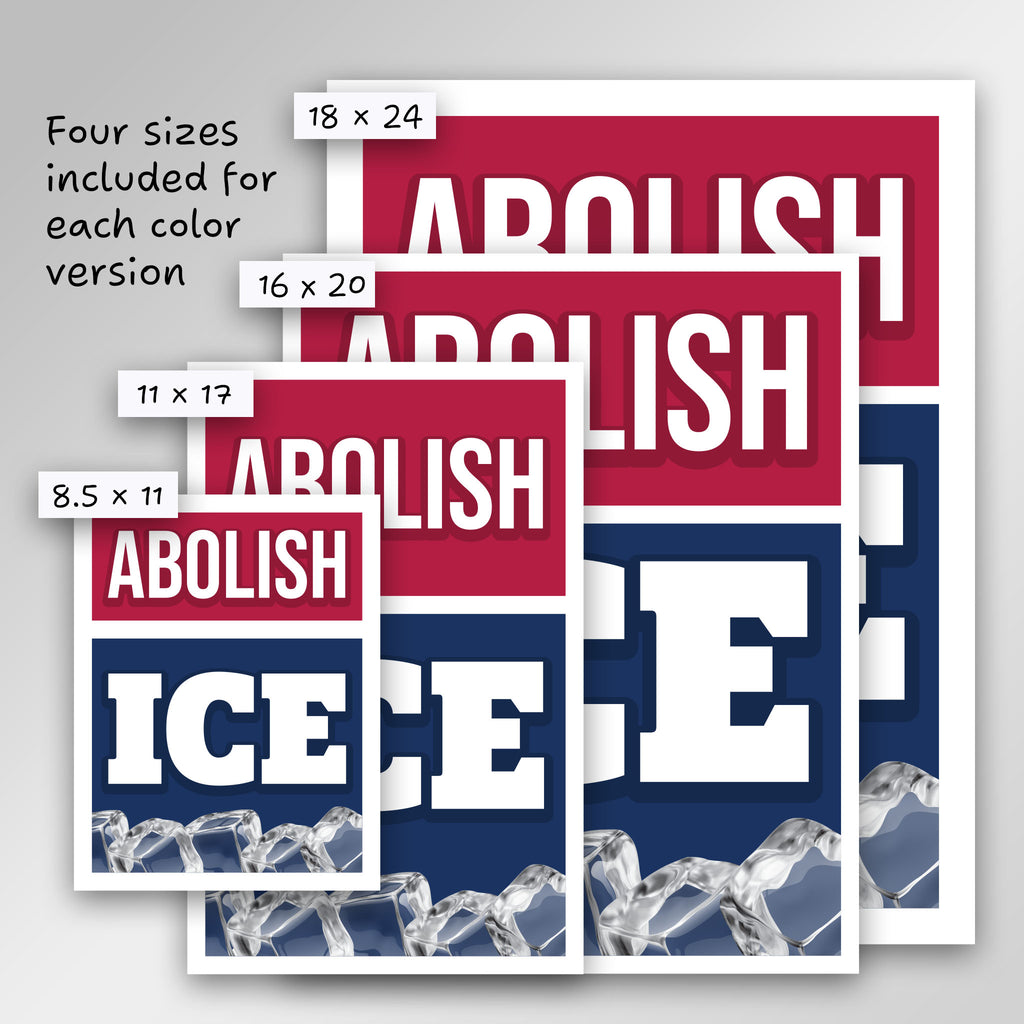 Abolish ICE protest sign