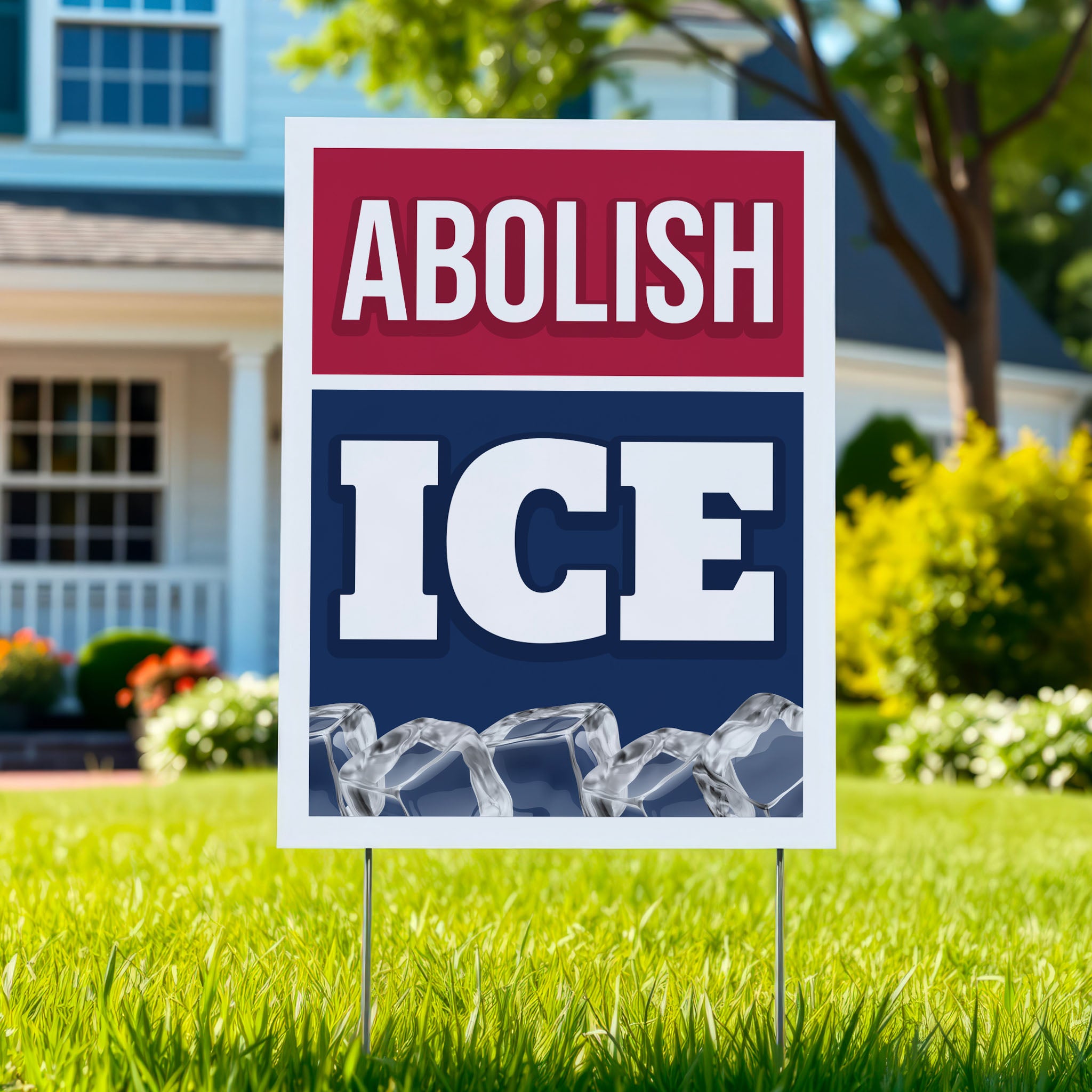 Abolish ICE protest sign