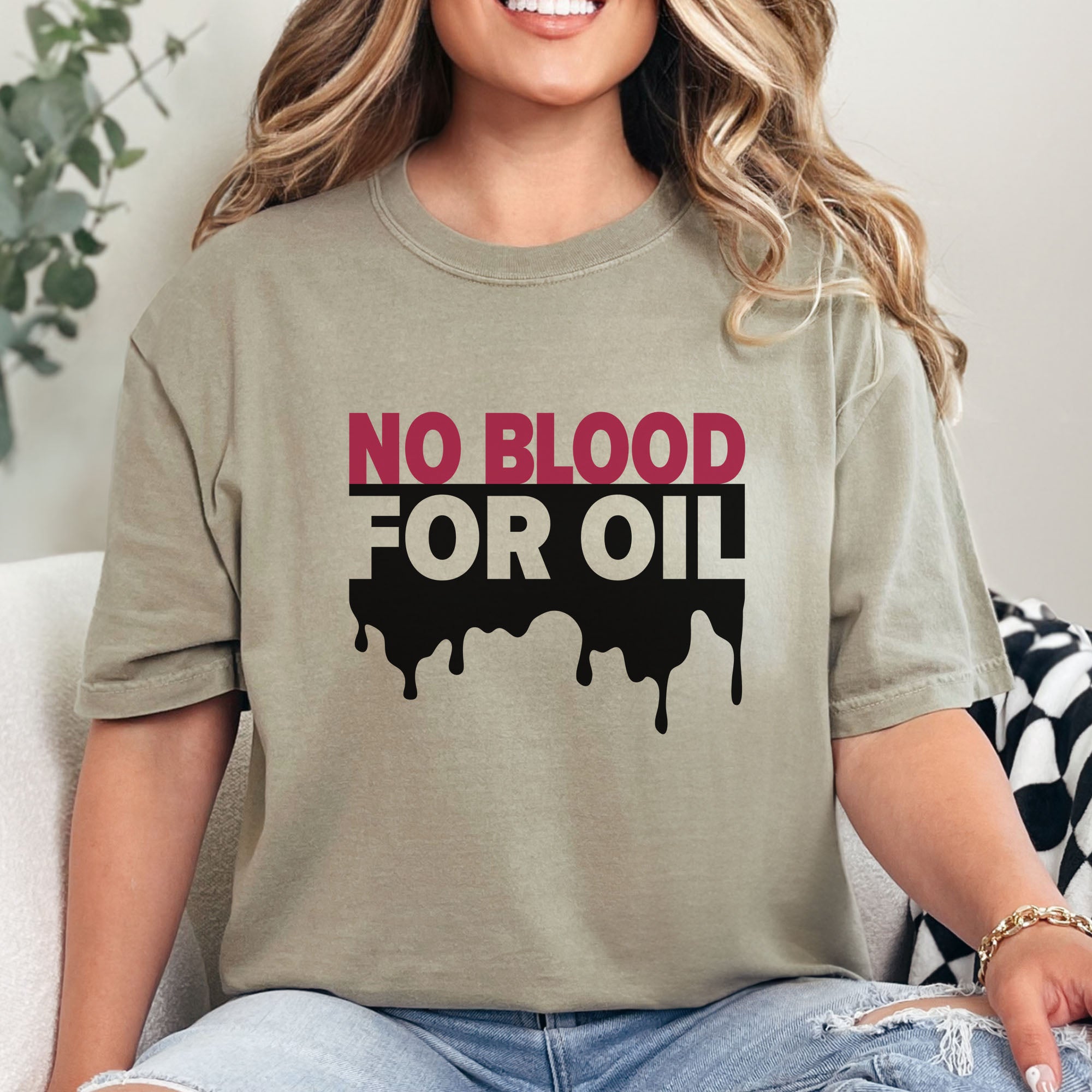 No Blood For Oil t-shirt