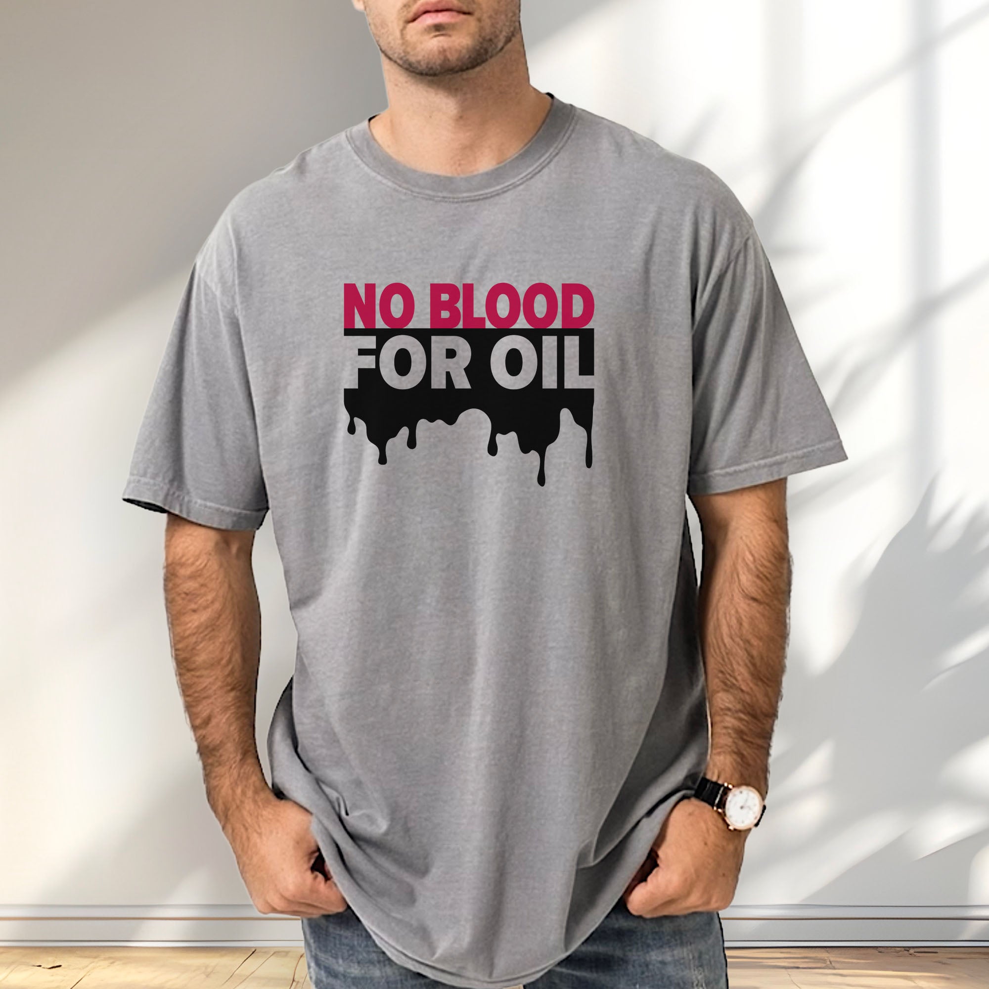 No Blood For Oil t-shirt
