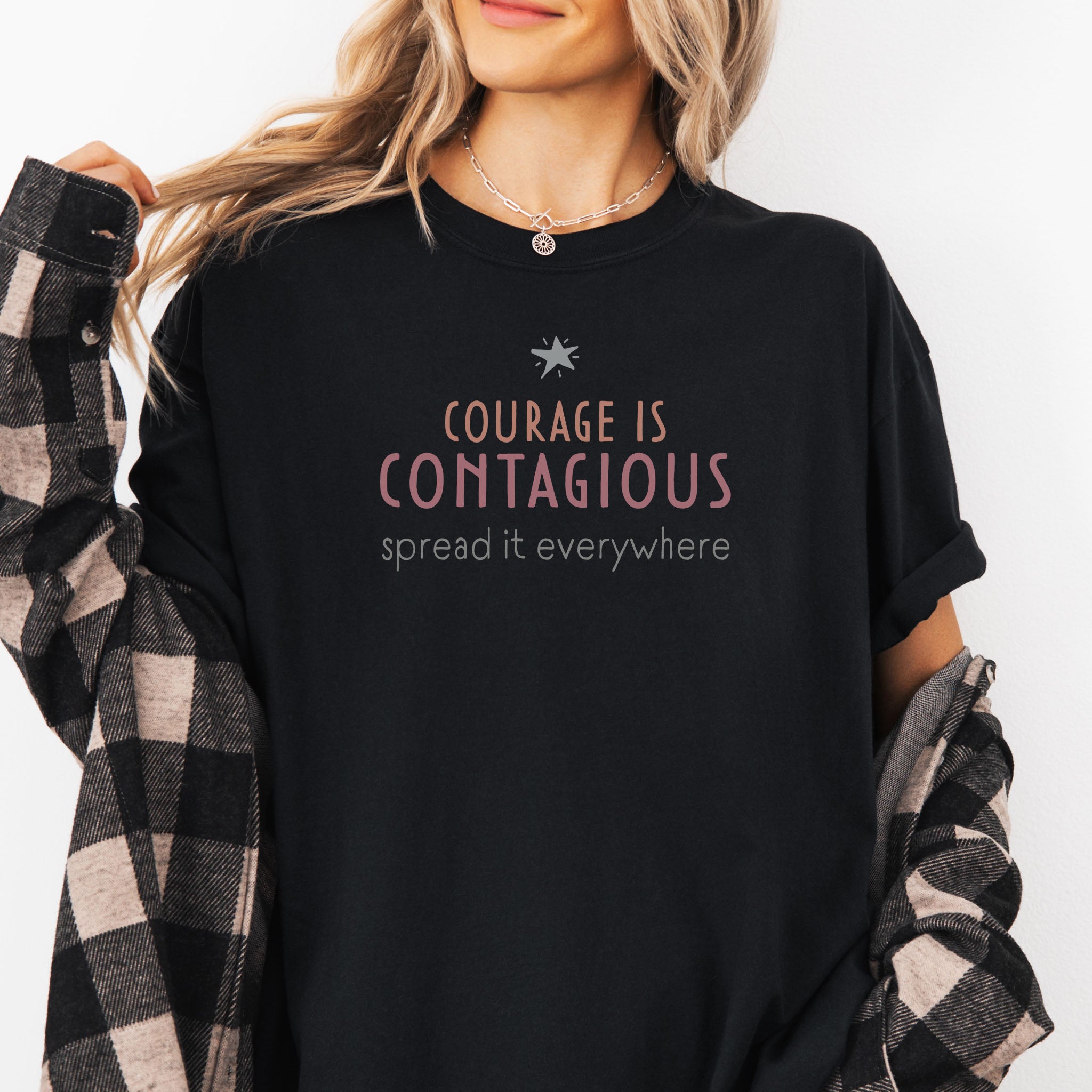 Courage Is Contagious – Spread It Everywhere t-shirt