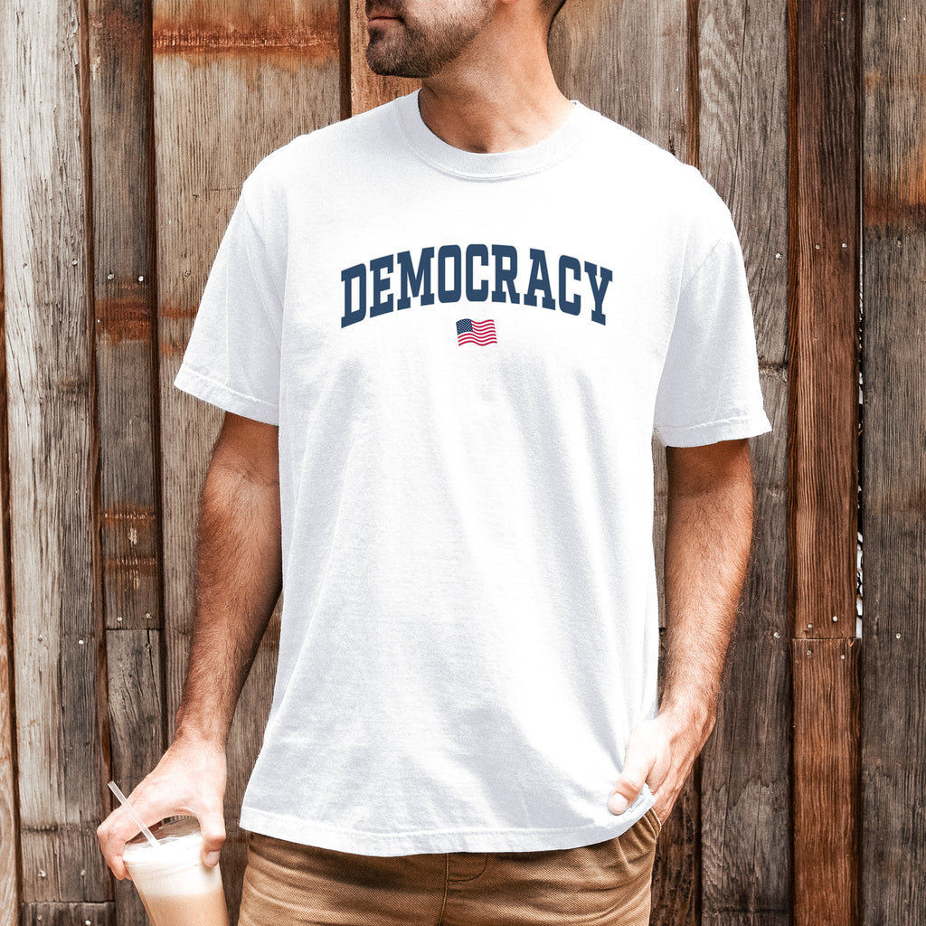 Democracy USA Flag light edition t-shirt