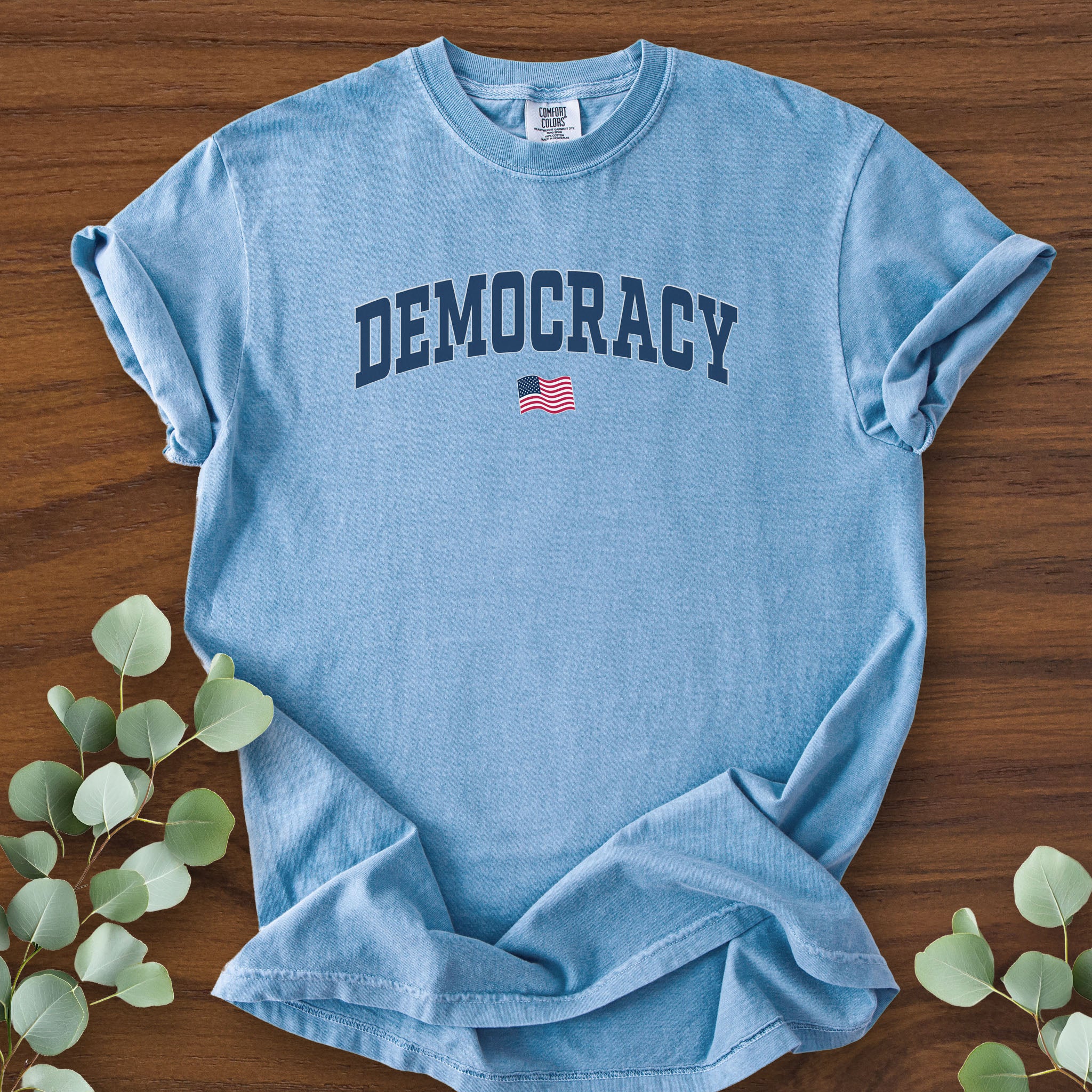 Democracy USA Flag light edition t-shirt