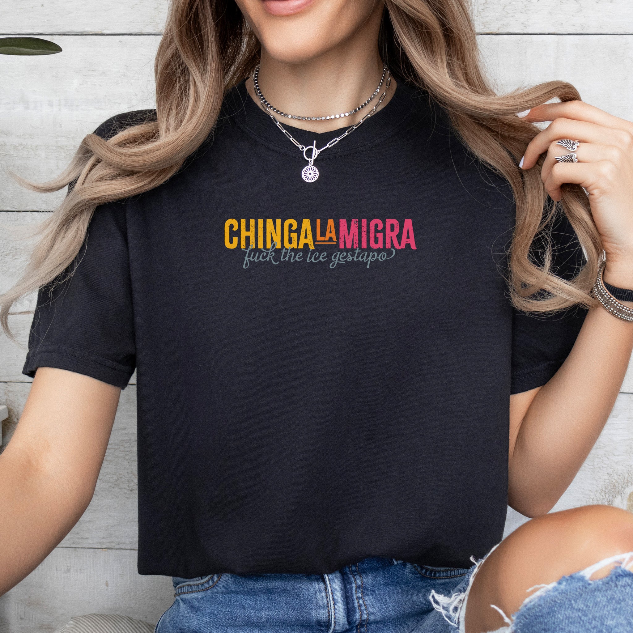 Chinga La Migra – Fuck The ICE Gestapo t-shirt