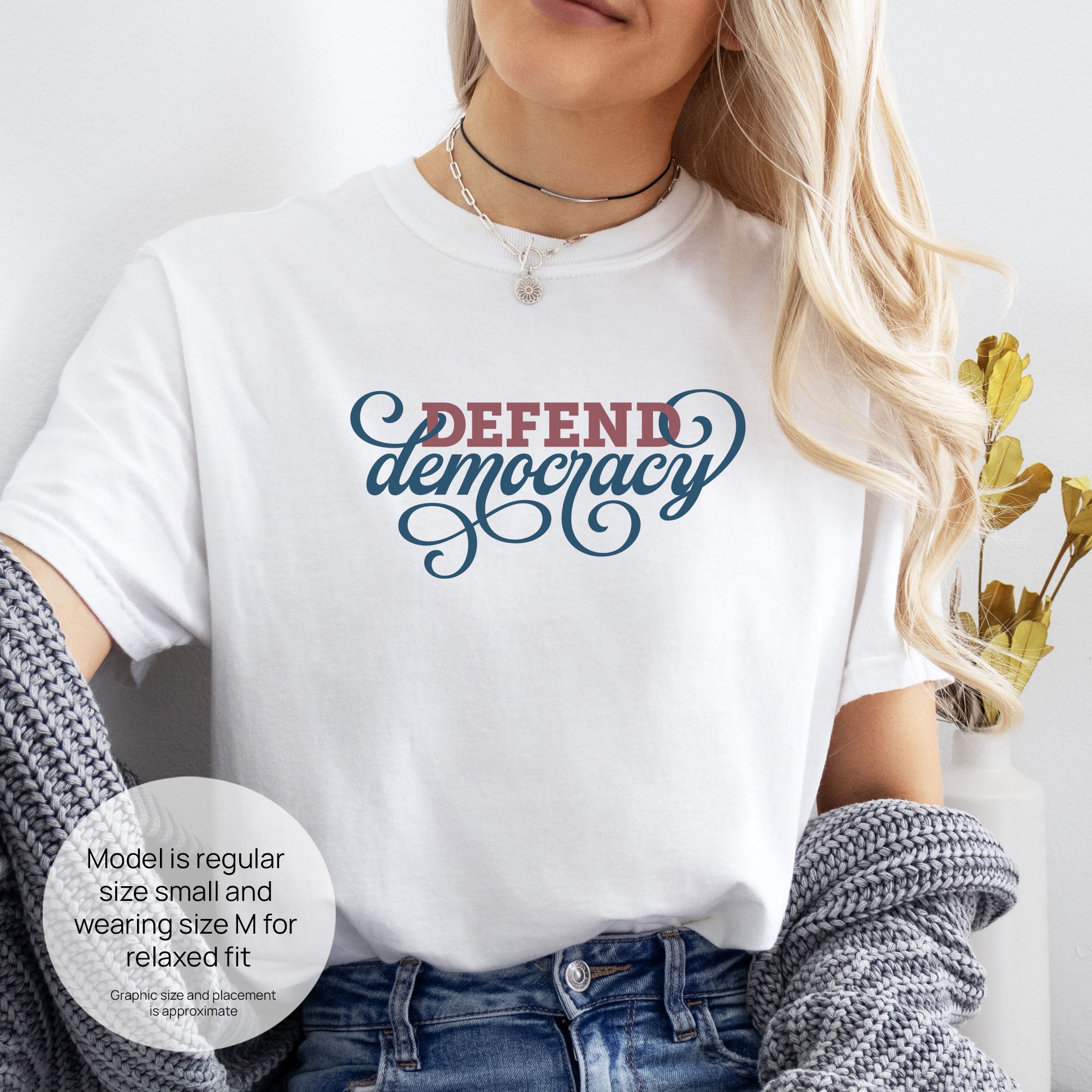 Defend Democracy t-shirt