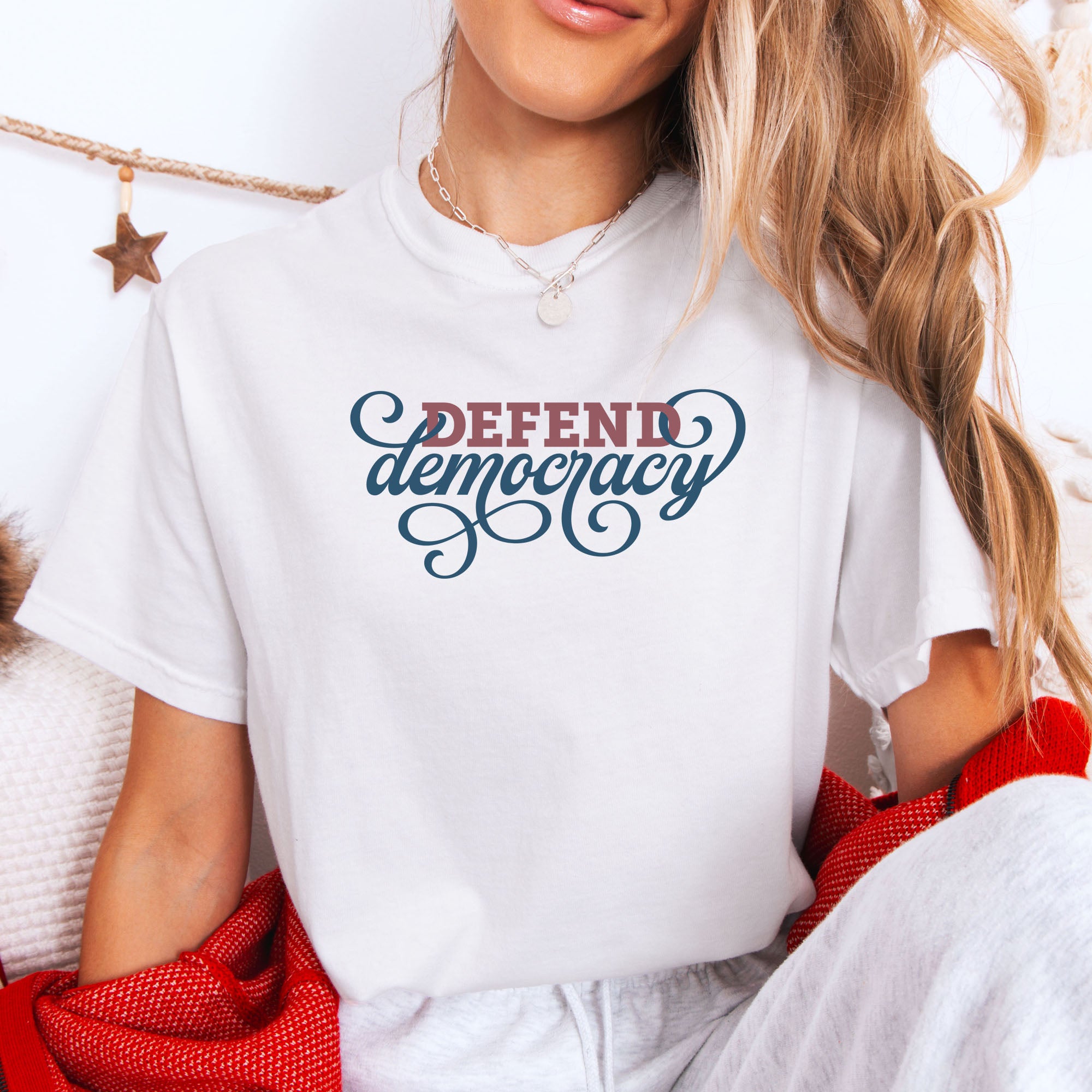 Defend Democracy t-shirt