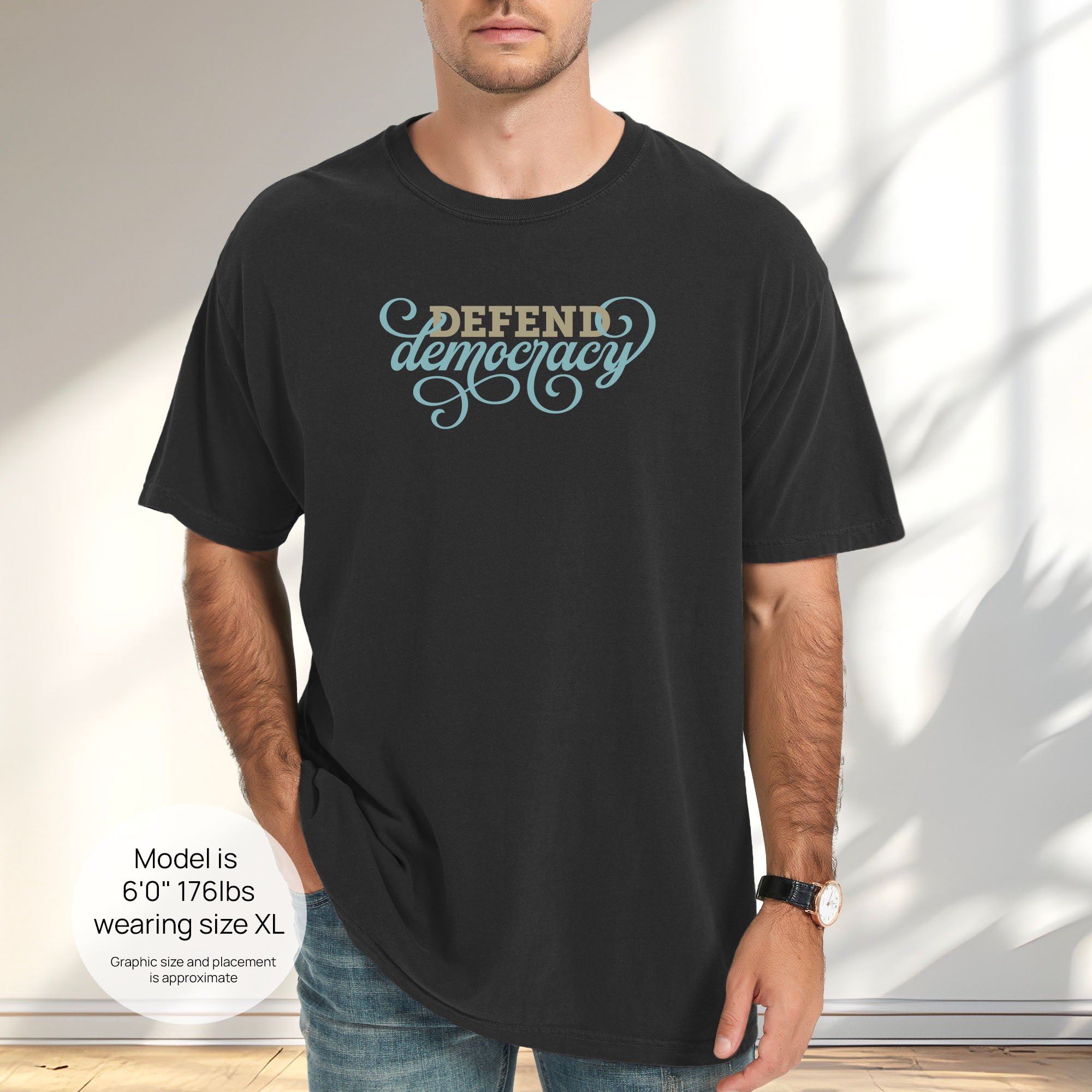 Defend Democracy t-shirt