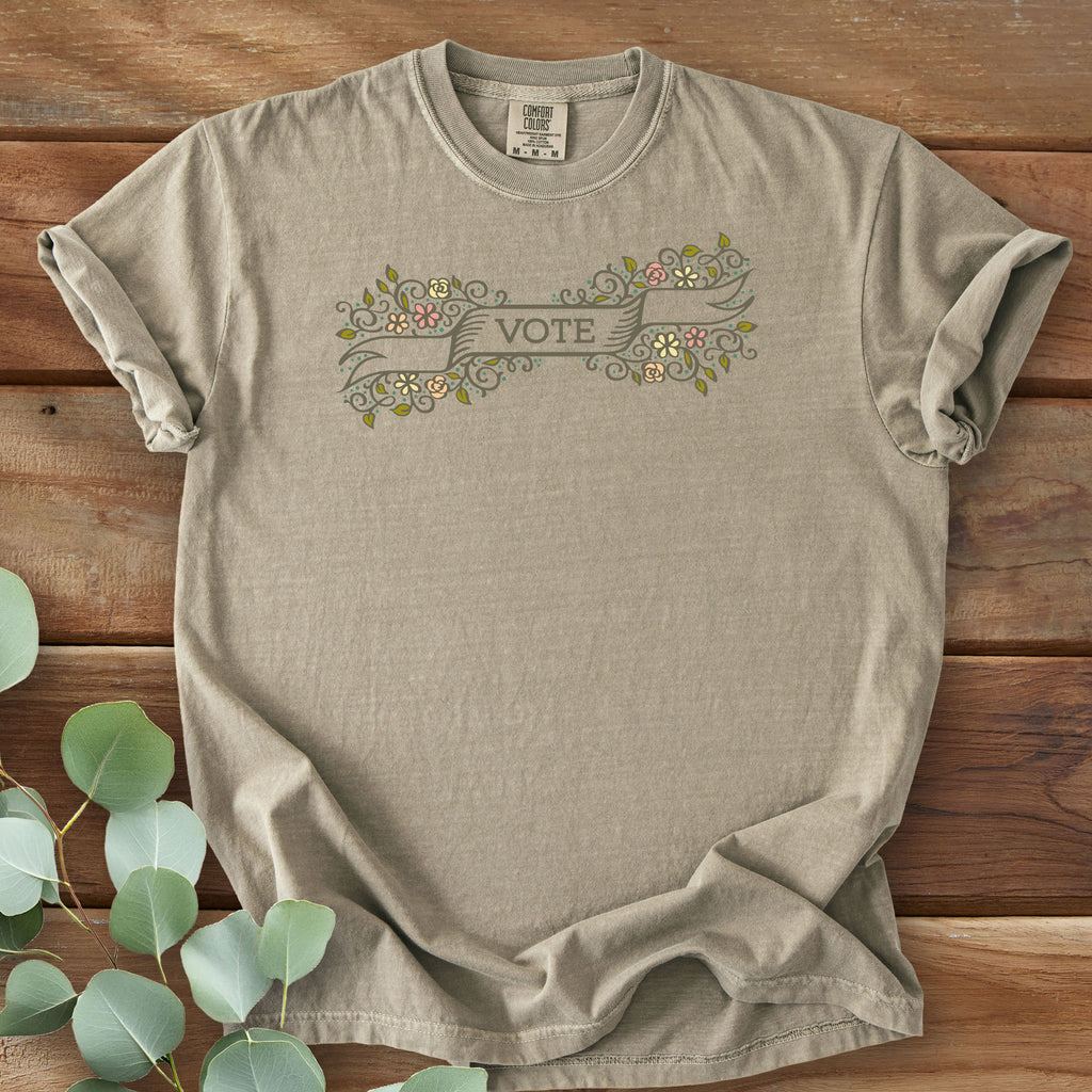 Floral Vote light edition t-shirt