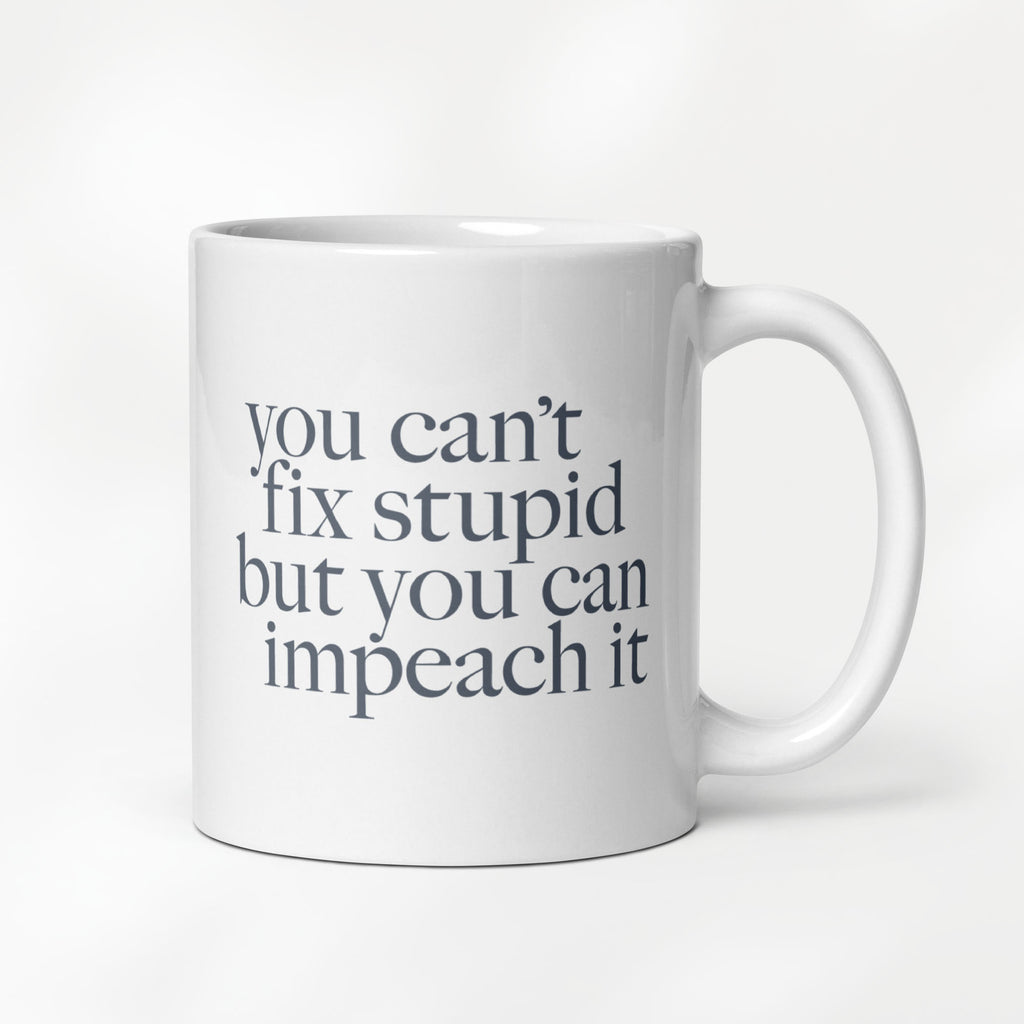 You Can't Fix Stupid But You Can Impeach It mug