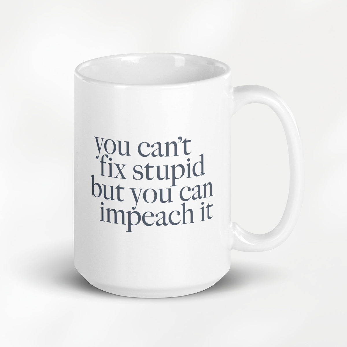 You Can't Fix Stupid But You Can Impeach It mug