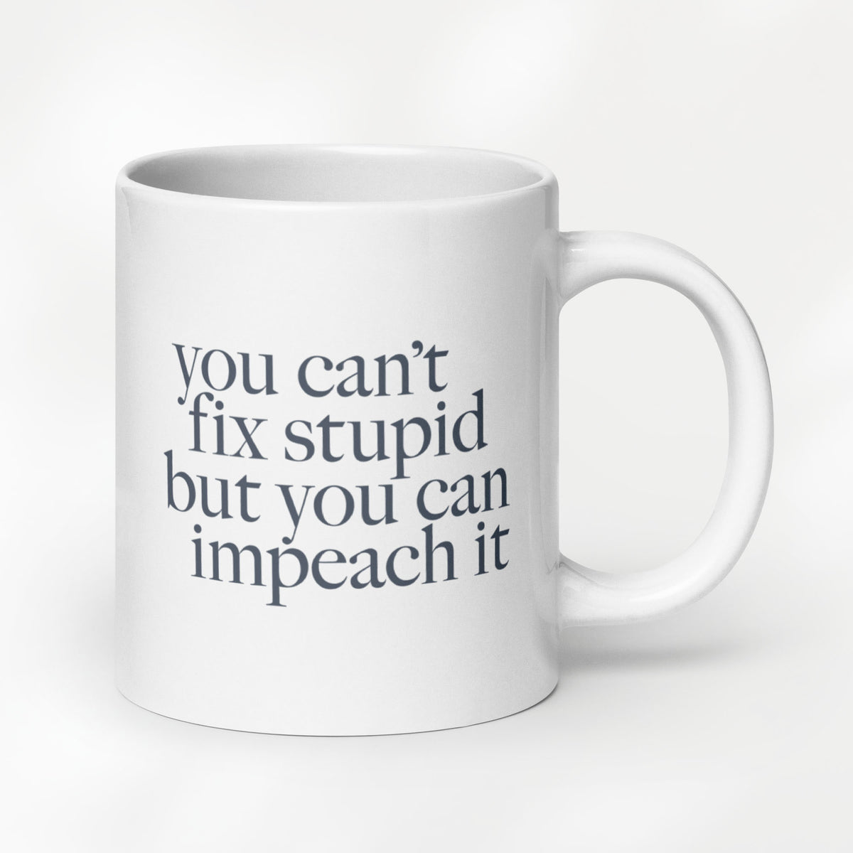 You Can't Fix Stupid But You Can Impeach It mug