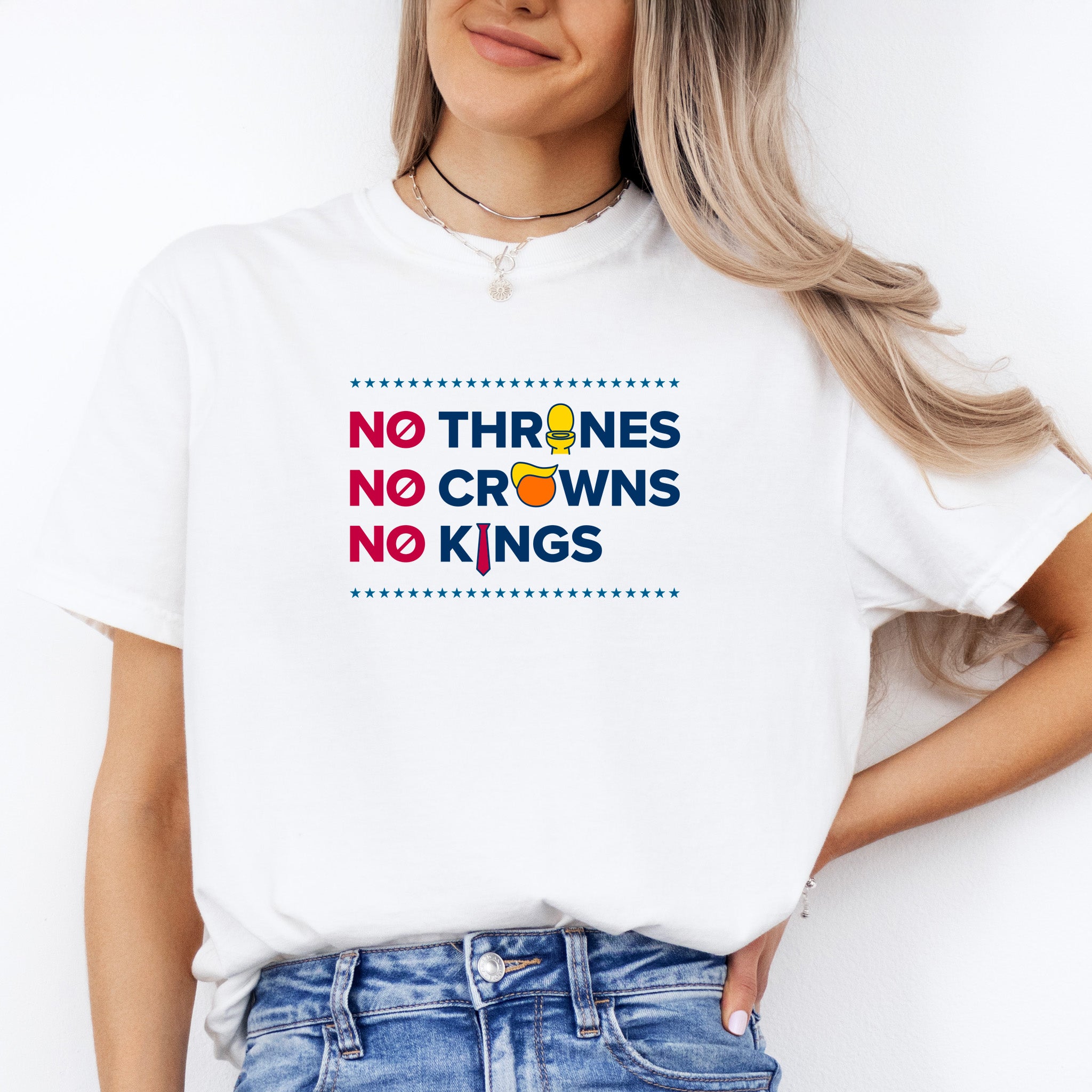 No Thrones, No Crowns, No Kings light edition t-shirt