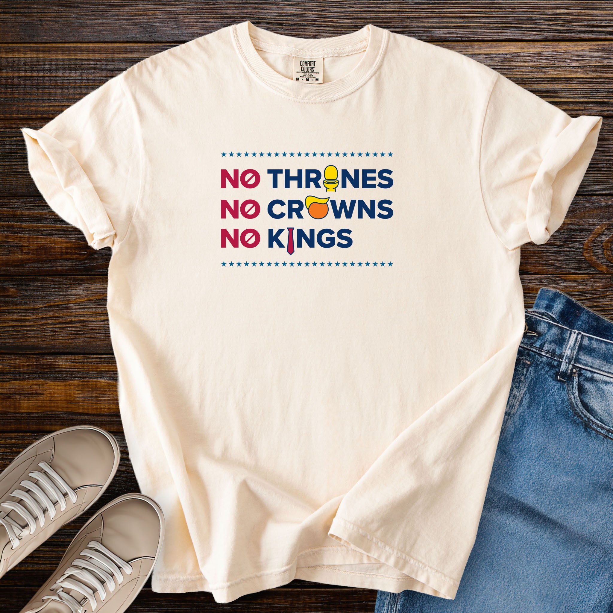 No Thrones, No Crowns, No Kings light edition t-shirt