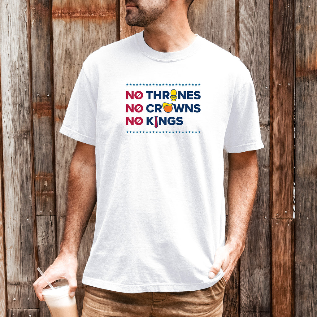 No Thrones, No Crowns, No Kings light edition t-shirt
