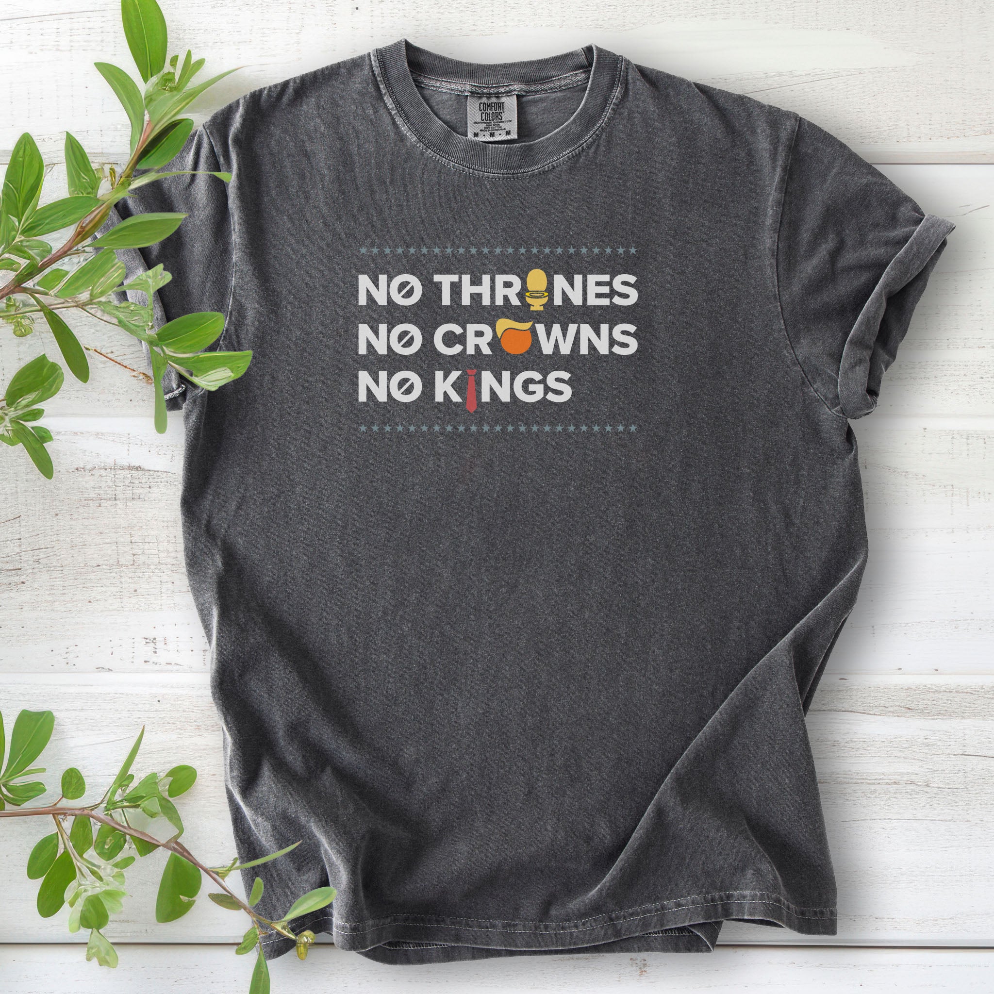 No Thrones, No Crowns, No Kings dark edition t-shirt