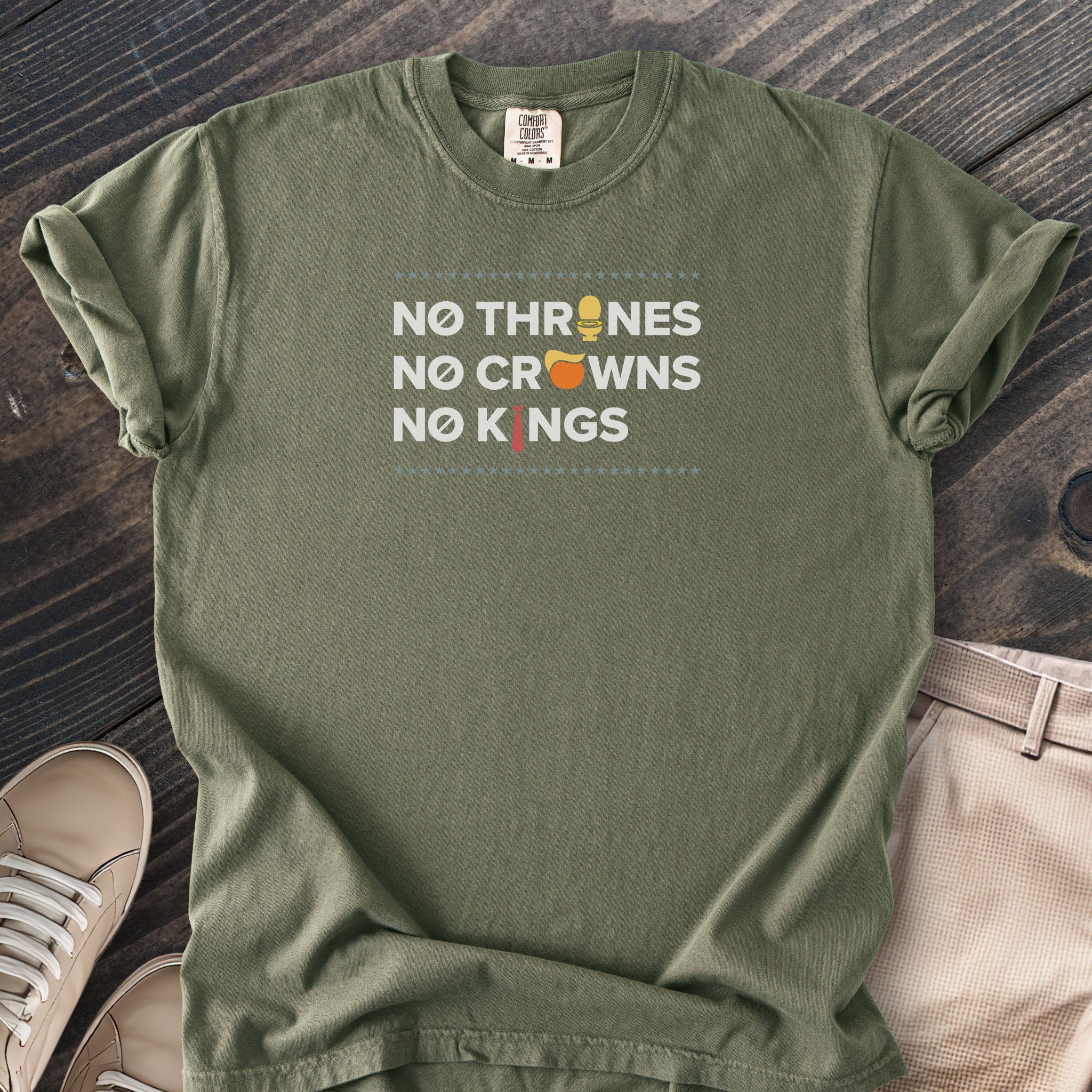 No Thrones, No Crowns, No Kings dark edition t-shirt