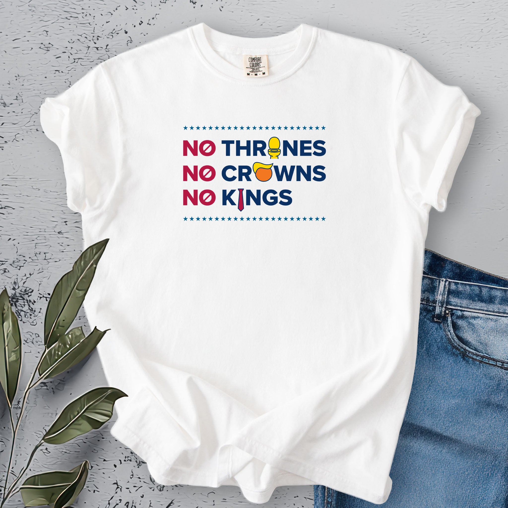 No Thrones, No Crowns, No Kings light edition t-shirt