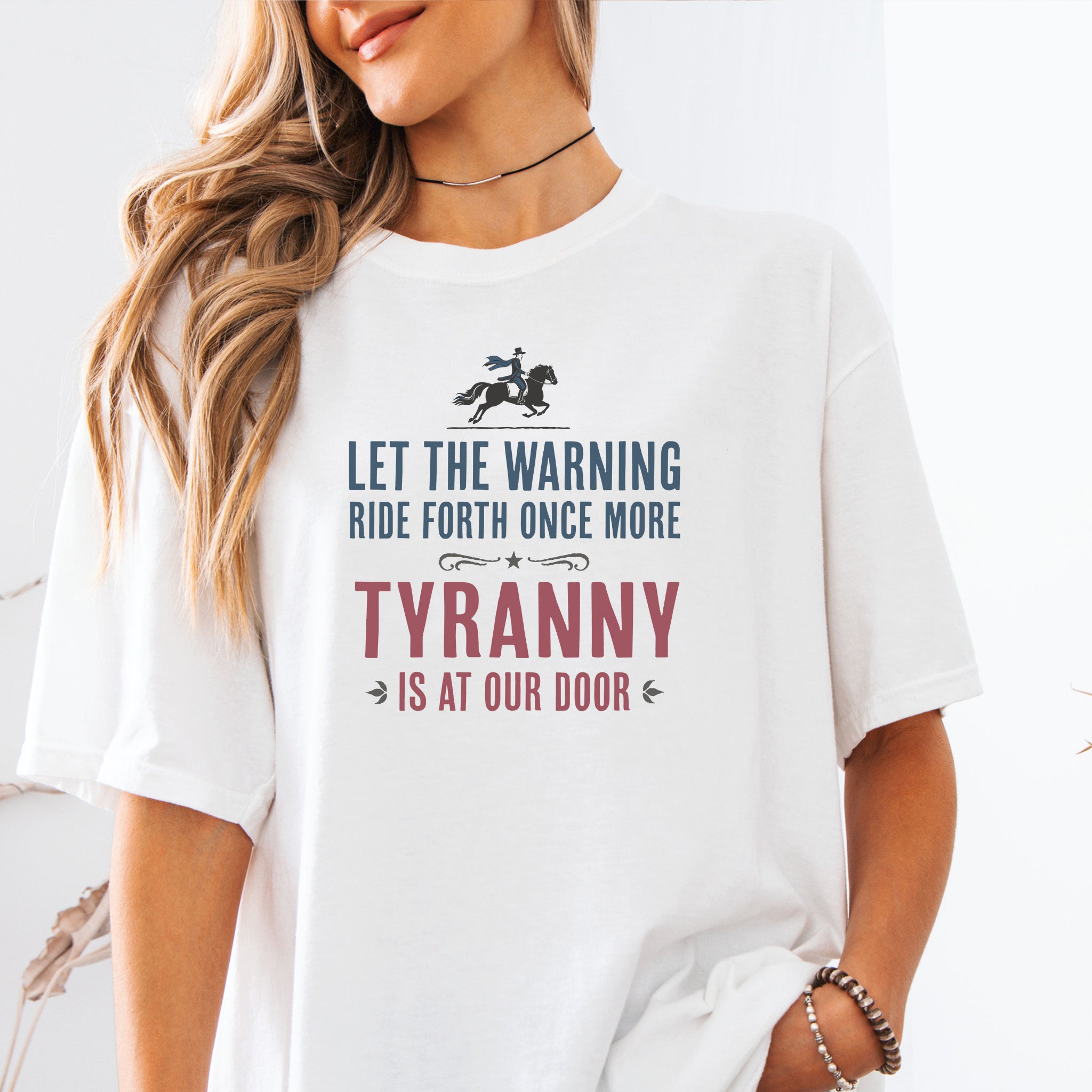Paul Revere Tyranny Warning t-shirt