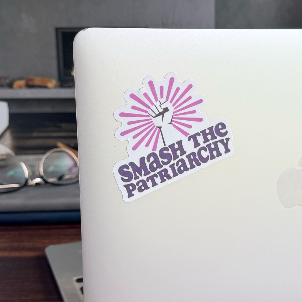 Smash The Patriarchy vinyl die-cut sticker