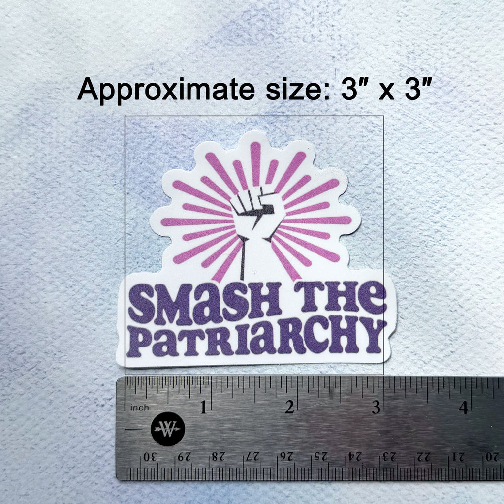Smash The Patriarchy vinyl die-cut sticker