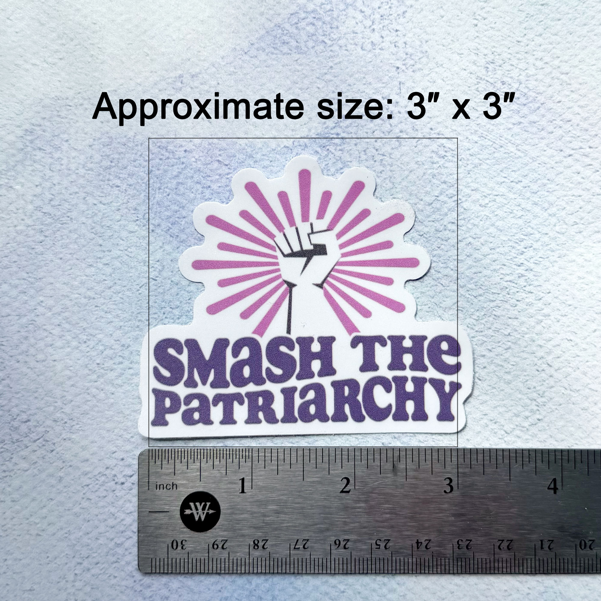 Smash The Patriarchy vinyl die-cut sticker