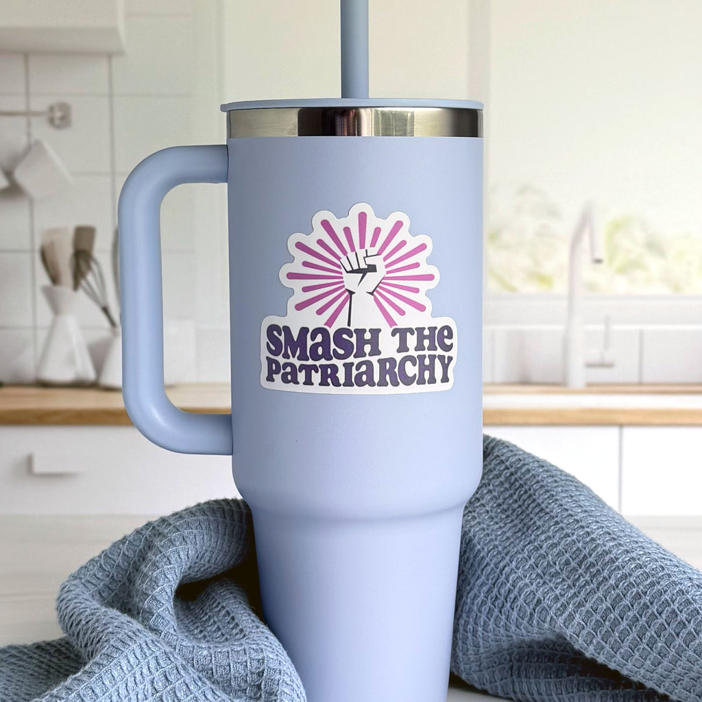 Smash The Patriarchy vinyl die-cut sticker