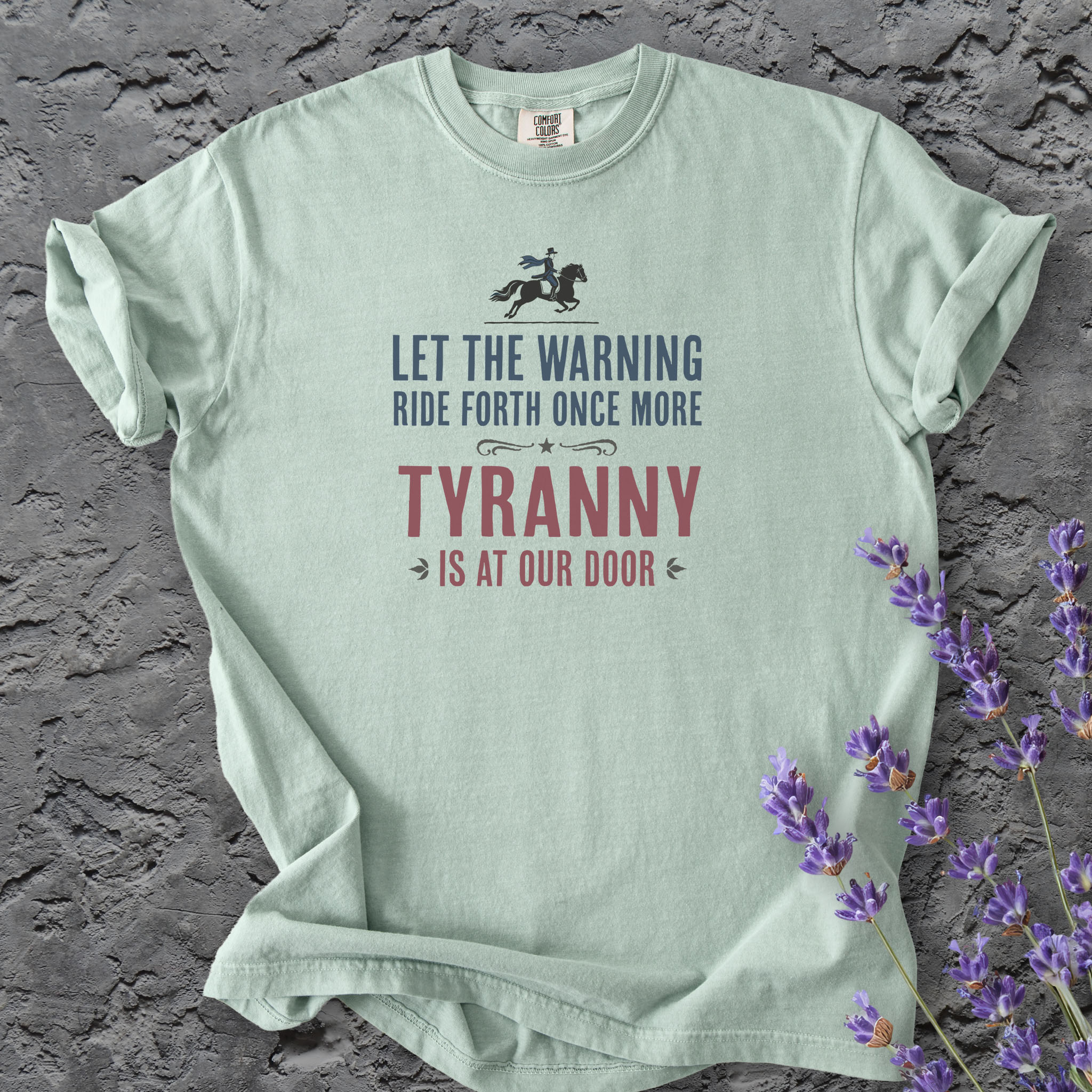 Paul Revere Tyranny Warning t-shirt