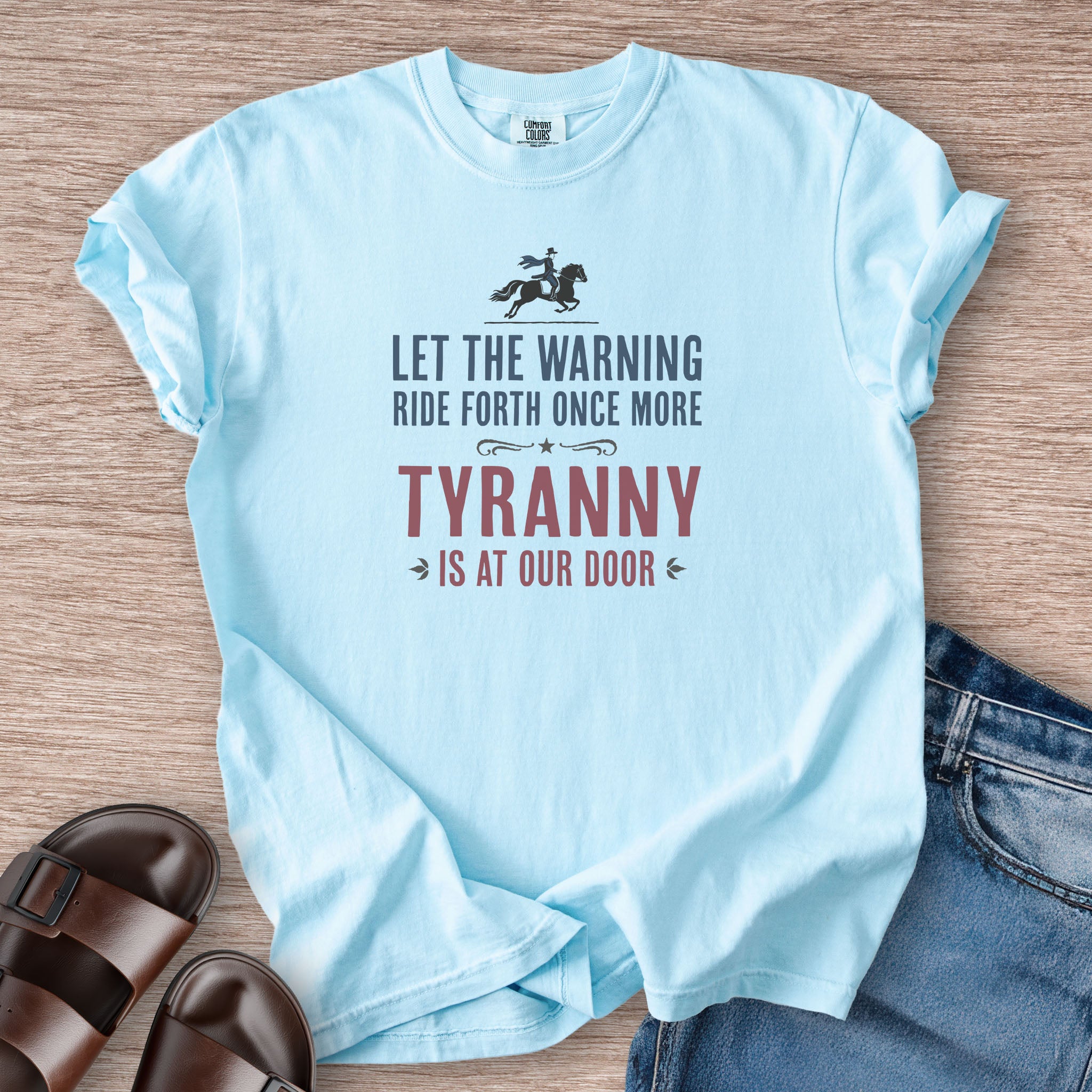 Paul Revere Tyranny Warning t-shirt