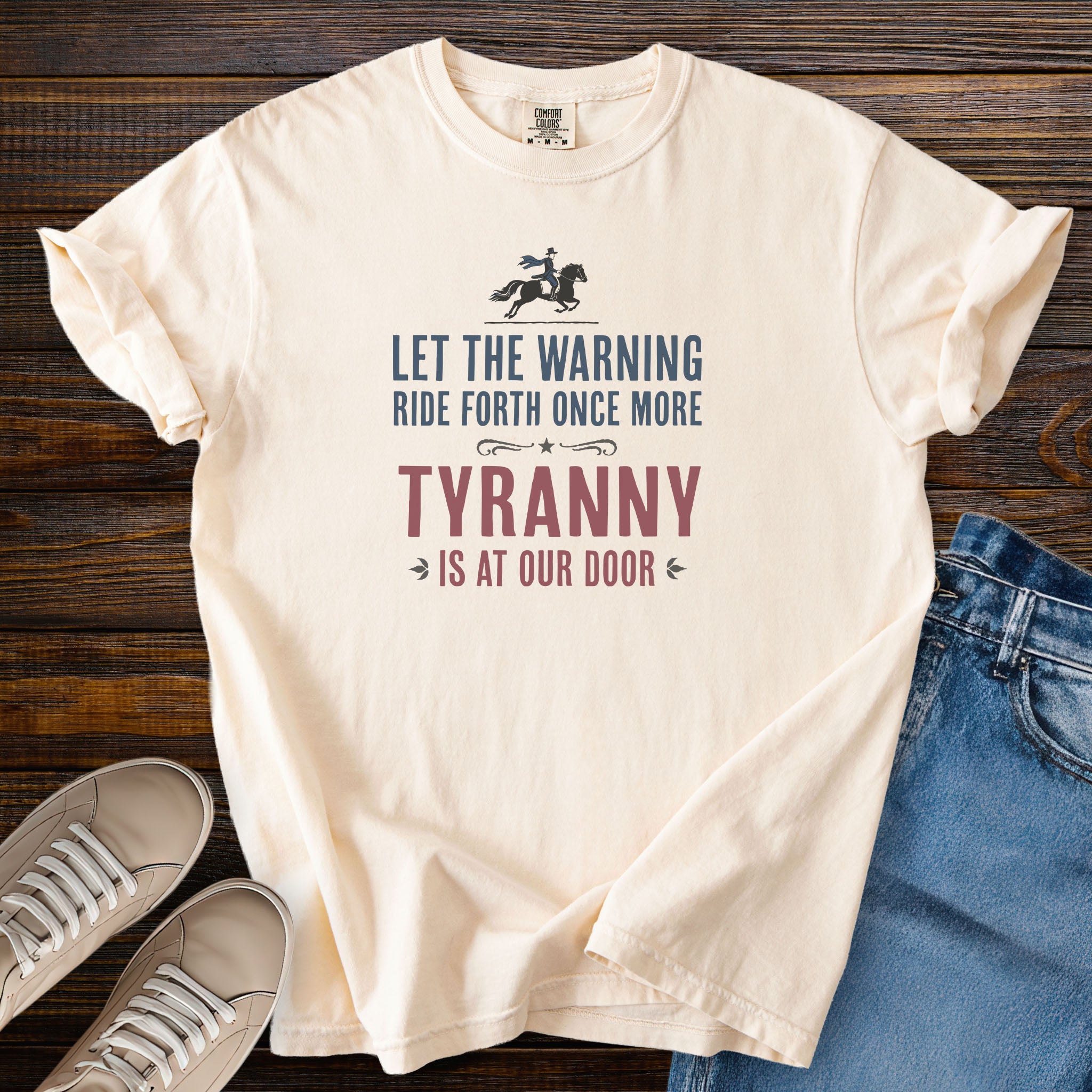 Paul Revere Tyranny Warning t-shirt