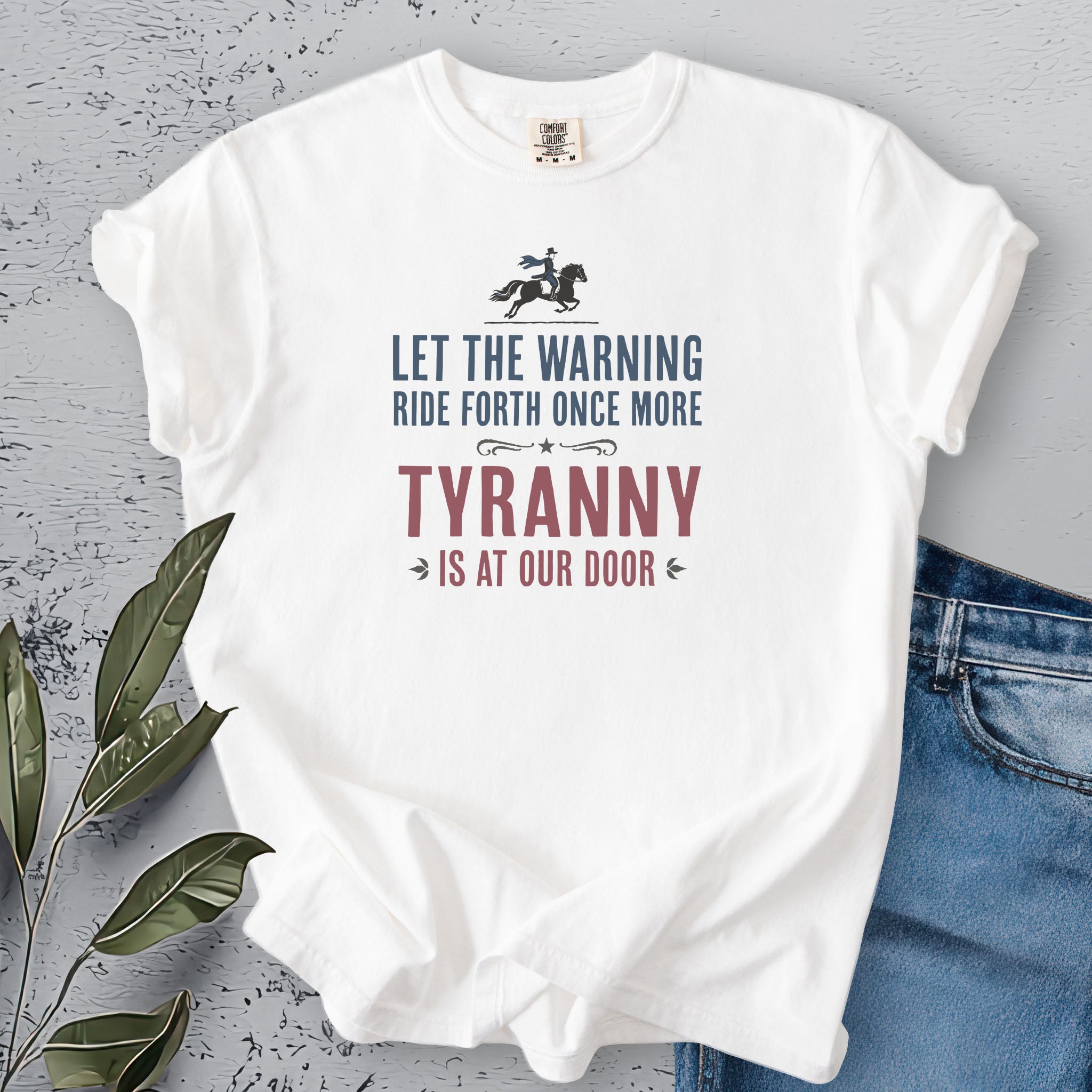 Paul Revere Tyranny Warning t-shirt